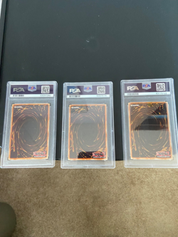 YuGiOh The Sacred Cards Promo Complete Graded Set PSA 9, 9, 10 - Image 5
