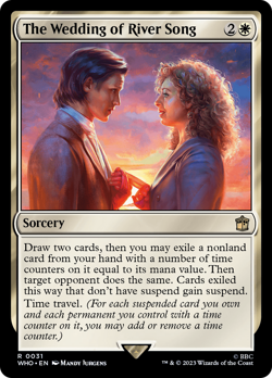The Wedding of River Song (31) FOIL Doctor Who NM Sorcery Rare MTG CARD ABUGames - Image 1