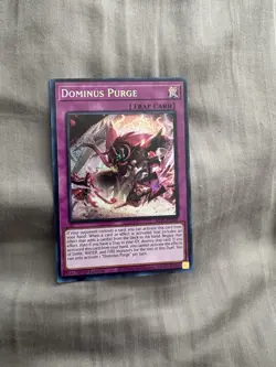 Yugioh! Dominus Purge Prismatic Secret Rare 2025 tin MP25-EN095! - Image 1