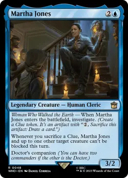 Martha Jones (48) FOIL Doctor Who NM Creature Rare MAGIC GATHERING CARD ABUGames - Image 1
