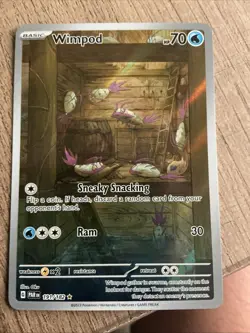 Pokemon TCG Wimpod Paradox Rift 191/182 Holo Illustration Rare Card - Image 1
