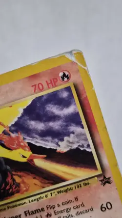 Pokemon TCG Moltres 21 Black Star Promo Card 2000 Movie Promo - Image 2