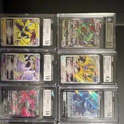 Pokemon TCG VSTAR Universe CGC Graded Holo Japanese Lot of 8 Standard Cards - Image 1