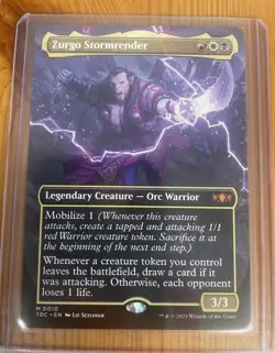 Zurgo Stormrender (Borderless) Commander: Tarkir: Dragonstorm Regular - Image 1