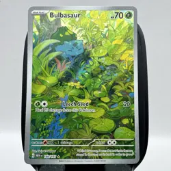 Bulbasaur 166/165 Pokemon Card Holofoil 2023 collectable Rare Tcg English - Image 1