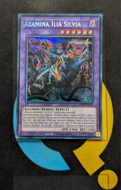 MP25-EN103 Azamina Ilia Silvia Prismatic Secret Rare 1st Edition YuGiOh - Image 1