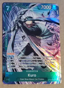 One Piece TCG Kuro OP15-025 Rare ALT ART Adventure on Kami's Island English - Image 1