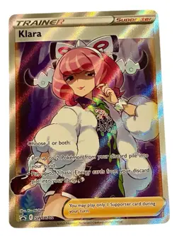 Pokemon Klara SWSH302 Sword & Shield Promo Full Art Trainer Holo Card - Image 1