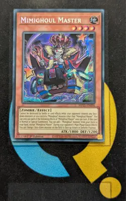 MP25-EN096 Mimighoul Master Prismatic Secret Rare 1st Edition YuGiOh - Image 1