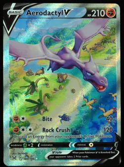 Aerodactyl V #180 NM-M Lost Origin Pokemon Card - Image 1
