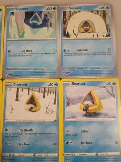 8 Snorunt Pokemon Cards Mixed Lot Cute ❄ 🥳 All Different Collection. - Image 3