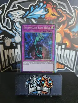 MP25-EN018 Bottomless Trap Hole Starlight Rare 1st Edition YuGiOh Card - Image 1