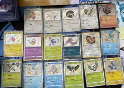 Pokemon TCG Baby Shiny Bundle 17 Cards In Total Wooper Dartrix Inkay Stunkfish - Image 1