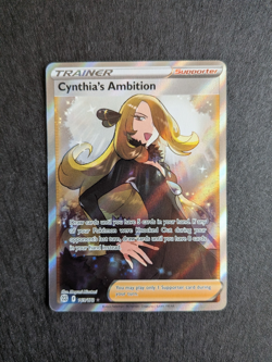 Cynthia's Ambition Full Art Holo 169/172 Swsh09: Brilliant Stars Pokemon Card NM - Image 1