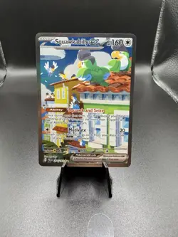 Pokemon TCG Squawkabilly EX #264 Rare Paldea Evolved Illustration Card - Image 1