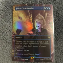 Flash Photography (Borderless) Commander: Final Fantasy Foil - Image 1