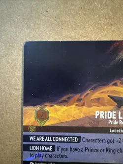 Disney Lorcana Into the Inklands Pride Lands 207/204 Enchanted Location NM - Image 3