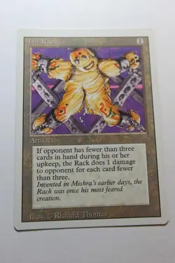MTG The Rack x1- -Revised Edition-Lightly Played - Image 1