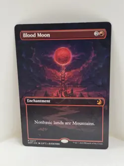 Blood Moon (Anime Borderless) Wilds of Eldraine: Enchanting Tales Regular - Image 1