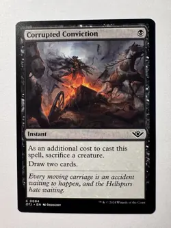 x1 Corrupted Conviction OTJ MTG 84 COMMON M/NM 1x - Image 1