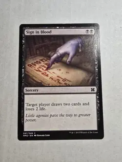 Sign in Blood Modern Masters 2015 Regular - Image 1