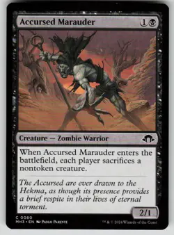 Accursed Marauder Common Modern Horizons 3 80 MTG Near Mint 2024 - Image 1