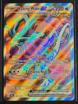 Walking Wake ex 189/162 (Ultra Rare) Temporal Forces Near Mint - Image 1