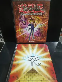 Vintage 1996 Yugioh No Ring Collection Konami Trading Card Game Binder Lot! - Image 1
