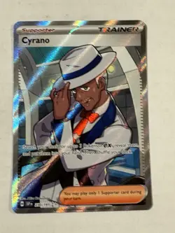 Pokemon TCG Cyrano Trainer Surging Sparks Ultra Rare Card 230/191 Mint - Image 1