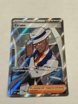Pokemon TCG Cyrano Trainer Surging Sparks Ultra Rare Card 230/191 Mint - Image 3