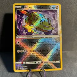 Radiant Steelix 124/196 Lost Origin Pokemon NM - Image 1