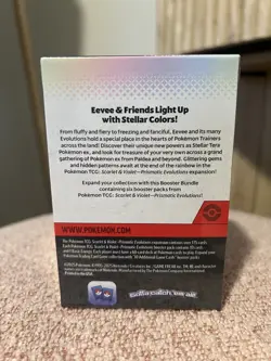 Pokemon Scarlet & Violet Prismatic Evolutions Booster Box (6 Packs), Sealed - Image 3