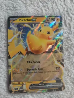 Pokemon TCG Pikachu ex Scarlet & Violet - Paldea Evolved 063/193 Holo Double... - Image 1