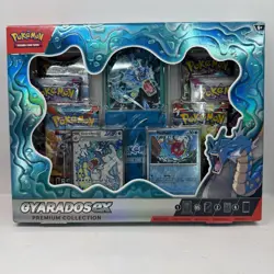 Pokemon TCG Gyarados Ex Premium Collection Box Sealed 6 Booster Pack Set - Image 1