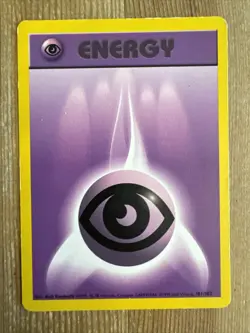 Pokemon 1999 2000 Base Set: Psychic Energy 101/102 4th Print - MP - Image 1