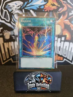 MP25-EN015 Raigeki Alt Art Starlight Rare 1st Edition YuGiOh Card - Image 1