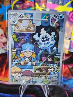 Vanillish Pokemon Paradox Rift 190/182 Illustration Rare Near Mint - Image 1