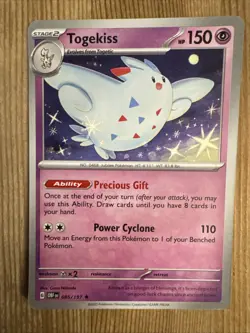 Pokemon TCG Togekiss 085/197 NON Holo Obsidian Flames VLP - Image 1