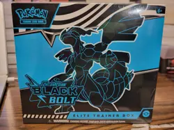 Pokemon Scarlet & Violet Black Bolt Elite Trainer unopened Box - Image 1