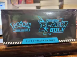 Pokemon Scarlet & Violet Black Bolt Elite Trainer unopened Box - Image 2