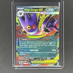 Mega Gengar ex 056/094 Phantasmal Flames Holo Pokemon TCG- NM - Image 1
