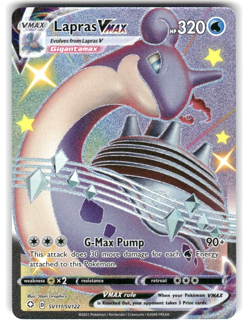 Lapras VMAX SV111/SV122 Shining Fates: Shiny Vault Pokemon TCG - Image 1