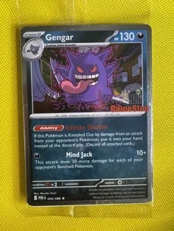 Pokemon TCG Gengar GameStop Stamped Promo Sealed Swirl #50 - Image 1
