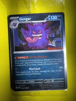 Pokemon TCG Gengar GameStop Stamped Promo Sealed Swirl #50 - Image 2