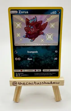 Pokemon Hidden Fates: Shiny Vault Holo Zorua SV25/SV94 - LP/MP - Image 1