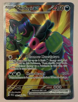 POKEMON TCG Okidogi ex 082/064 Sv: Shrouded Fable Holo - Image 1