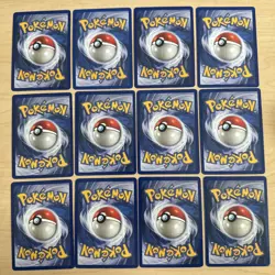 Lot of 12 Vintage 1999 Pokemon TCG Base Set Trainer & Energy LP 93 94 95 96 - Image 2