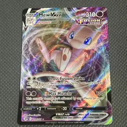 Pokemon TCG Mew VMAX 114/264 Ultra Rare SWSH: Fusion Strike NM Condition - Image 1