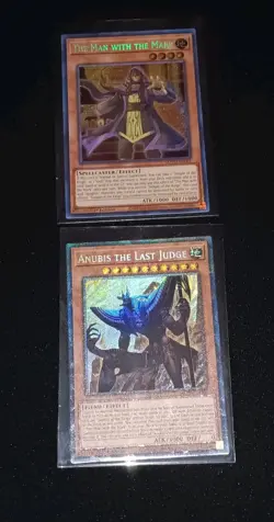 2 Total- Yugioh Anubis the Last Judge CR MZTM-EN003 + Man With Mark SR EN001 - Image 2