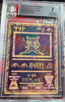 2000 Pokemon - Movie Promo - Holo - Ancient Mew - Beckett Graded 7.0 - Image 1